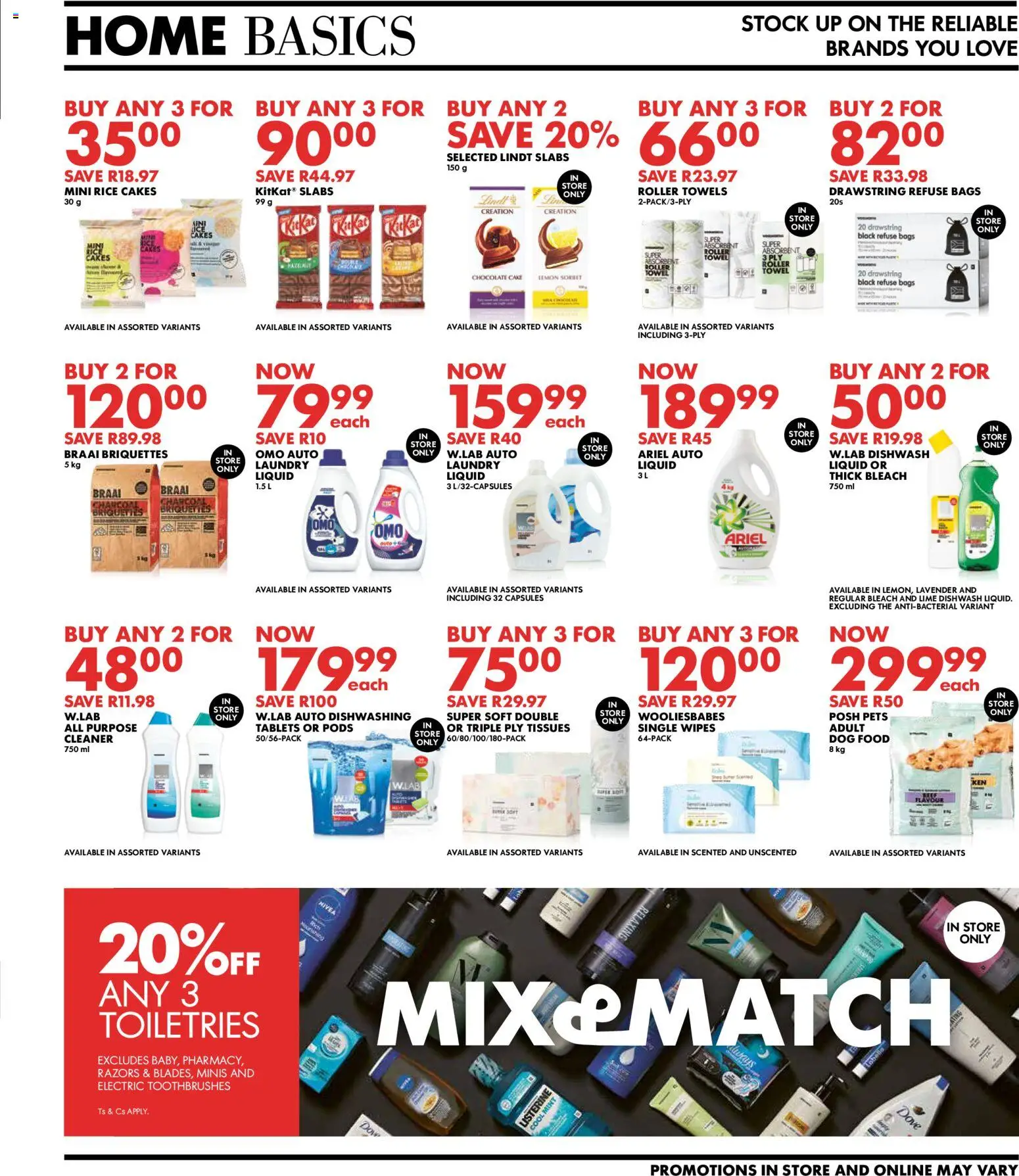 New Woolworths catalogue – valid from 06.04.2026 | Page: 7 | Products: Towel, Razors, Lemon, Dog food
