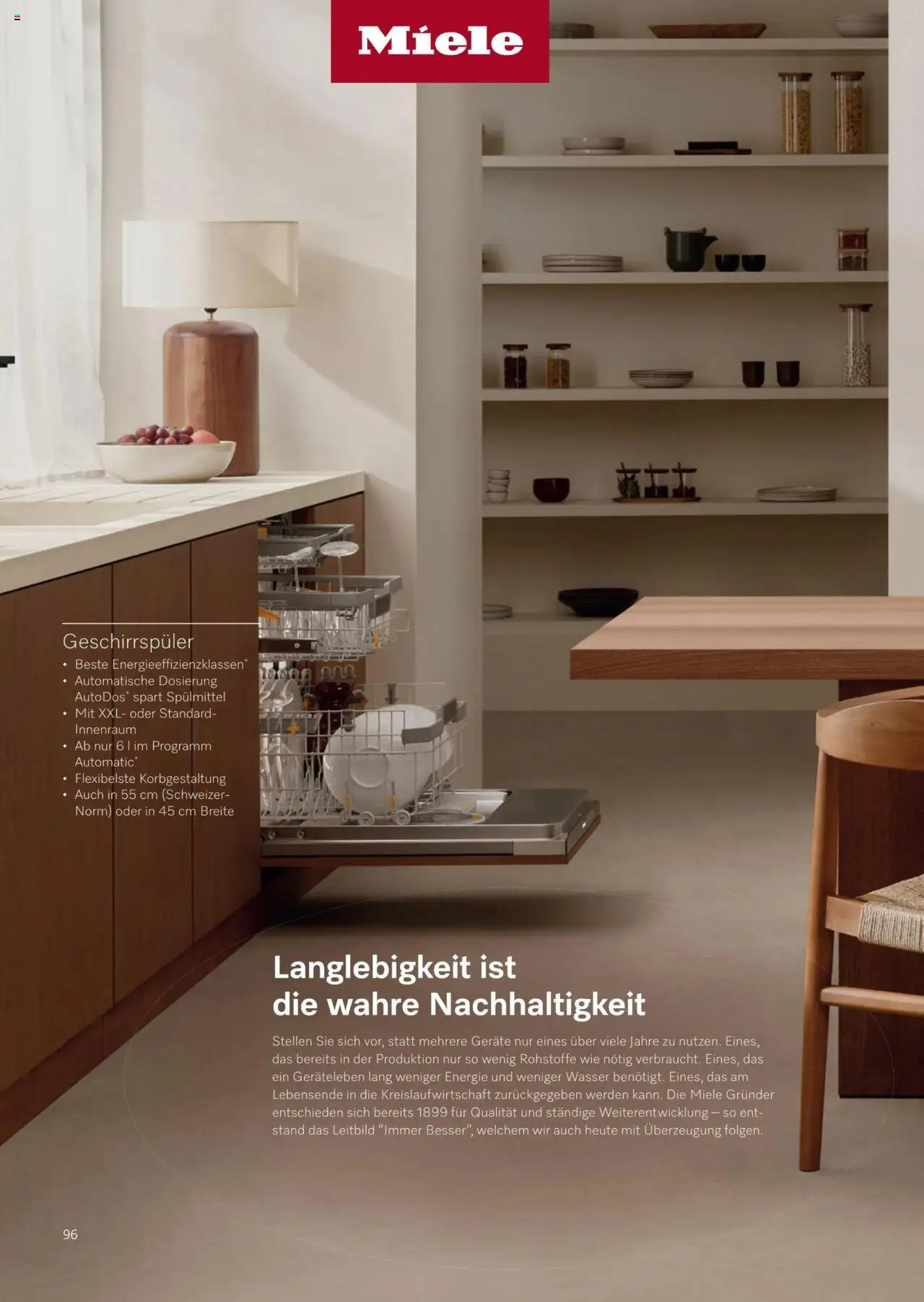 Fust Küchenmagazin ab 04.03.2025 | Seite: 96 | Produkte: Wasser, Geschirrspüler, Miele