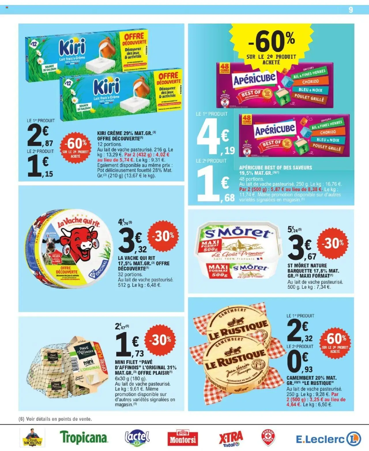  | Page: 9 | Produits: Chorizo, Ail, Noix, Crème