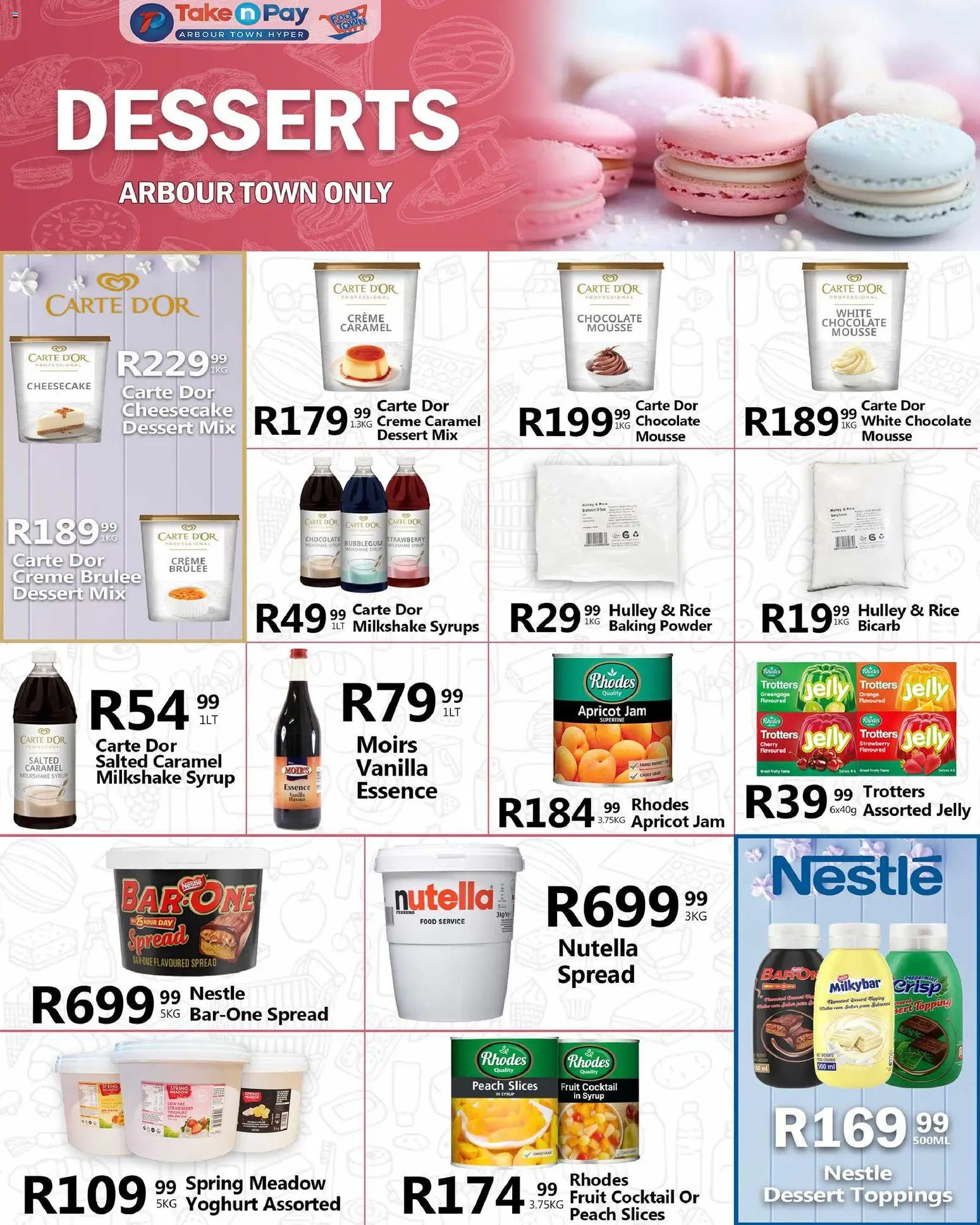 New Take n Pay catalogue – valid from 02.03.2026 | Page: 38 | Products: Pó talco, Baking powder, Fruit, Caramel