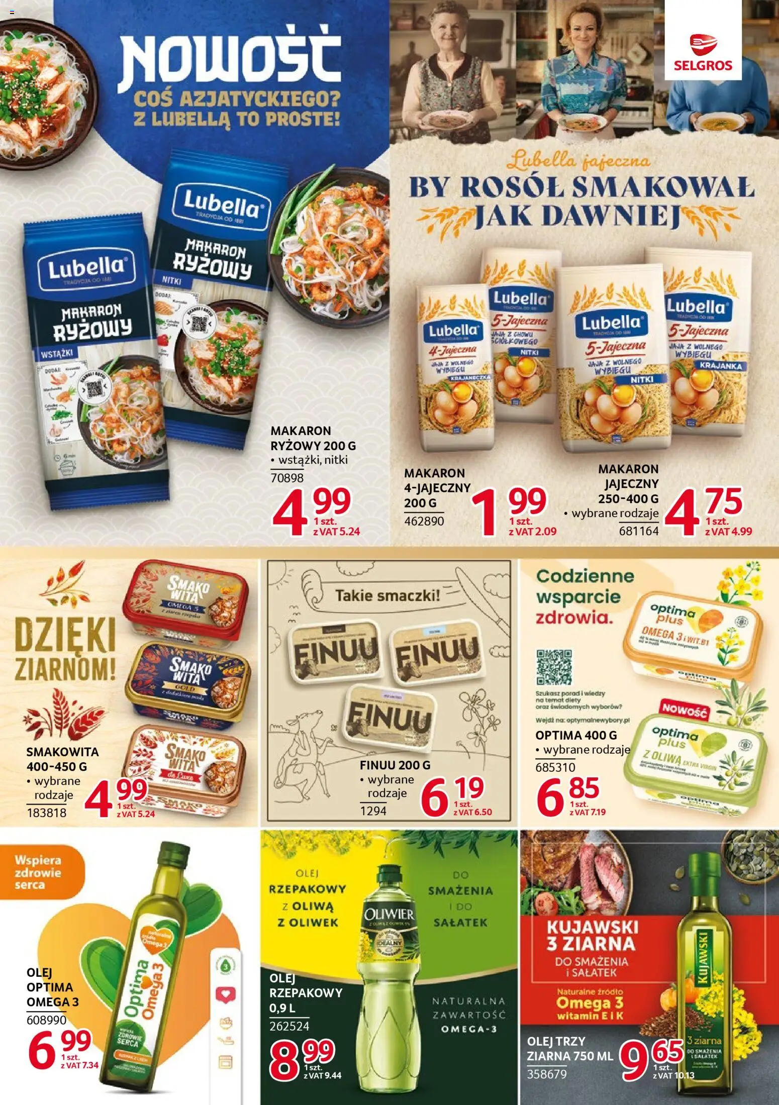 Selgros cash&carry Gazetka - Markowe produkty od 06.11.2025 | Strona: 12 | Produkty: Makaron ryżowy, Olej, Makaron, Jaja