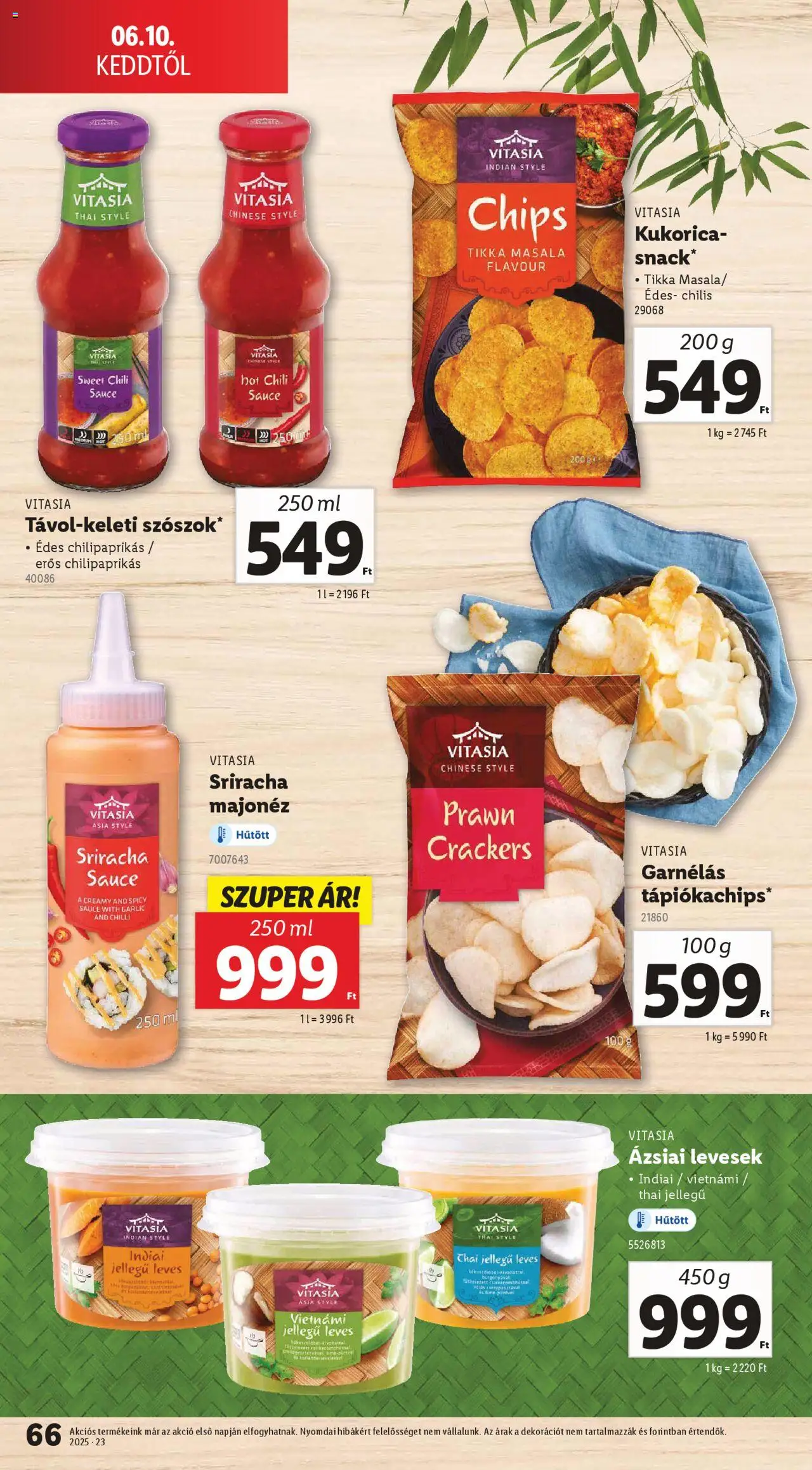 Lidl akciós ujság - amely érvényes a következő dátumtól: 05.06.2025 | Oldal: 66 | Termékek: Chili, Lime, Chips, Majonéz