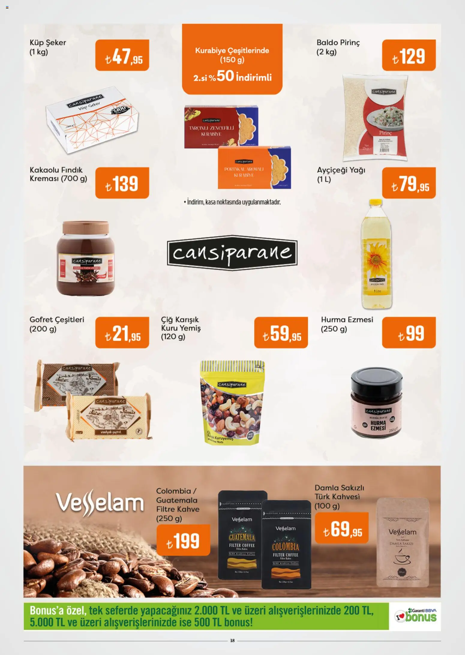 Özdilek Katalog - 22.10.2025 tarihinden itibaren geçerlidir | Sayfa: 18 | Ürünler: Kahve, Portakal, Kurabiye, Kasa