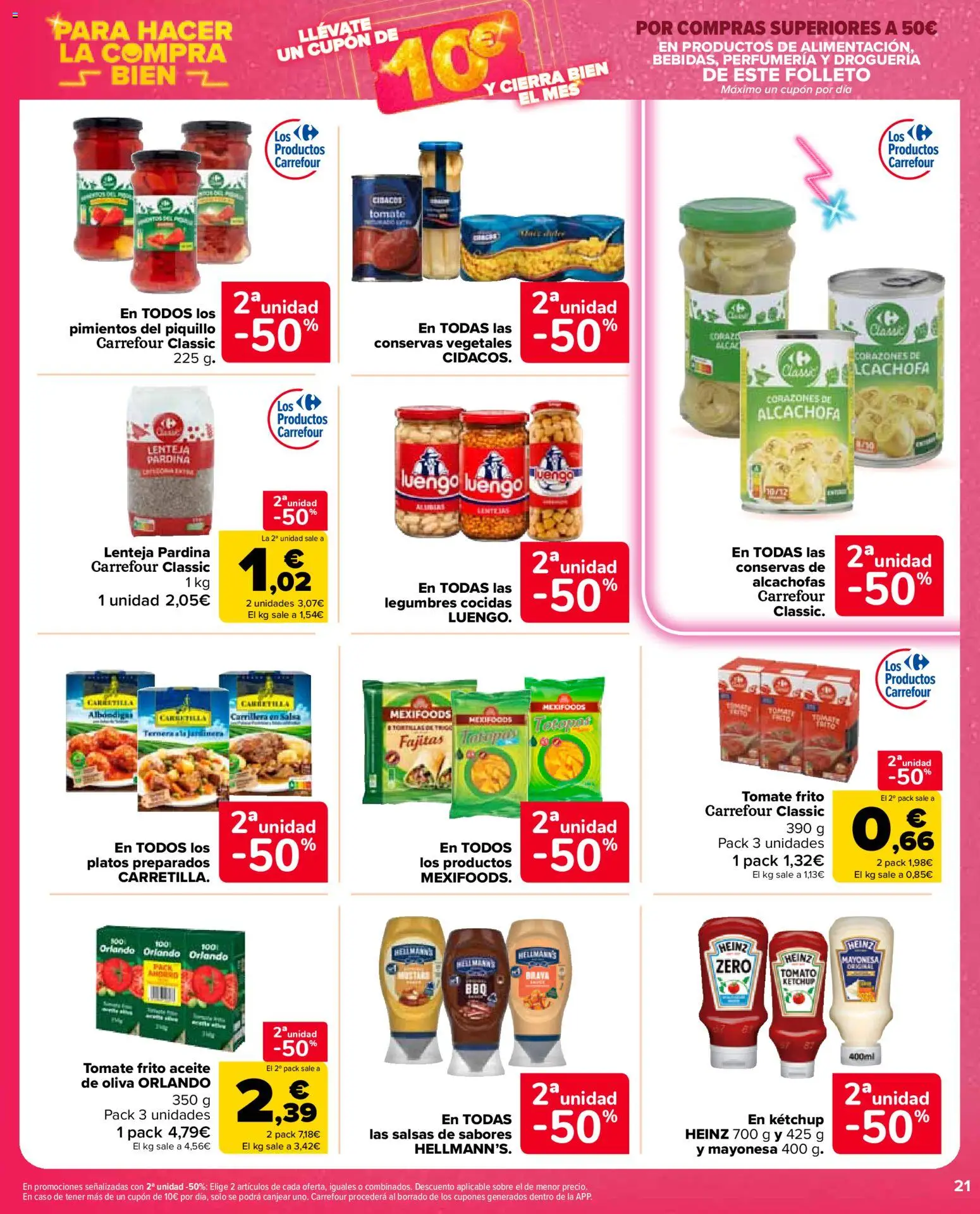 Carrefour Market folleto │ válido desde el 12.03.2026 | Página: 21 | Productos: Aceite, Jardinera, Οθόνη προβολής