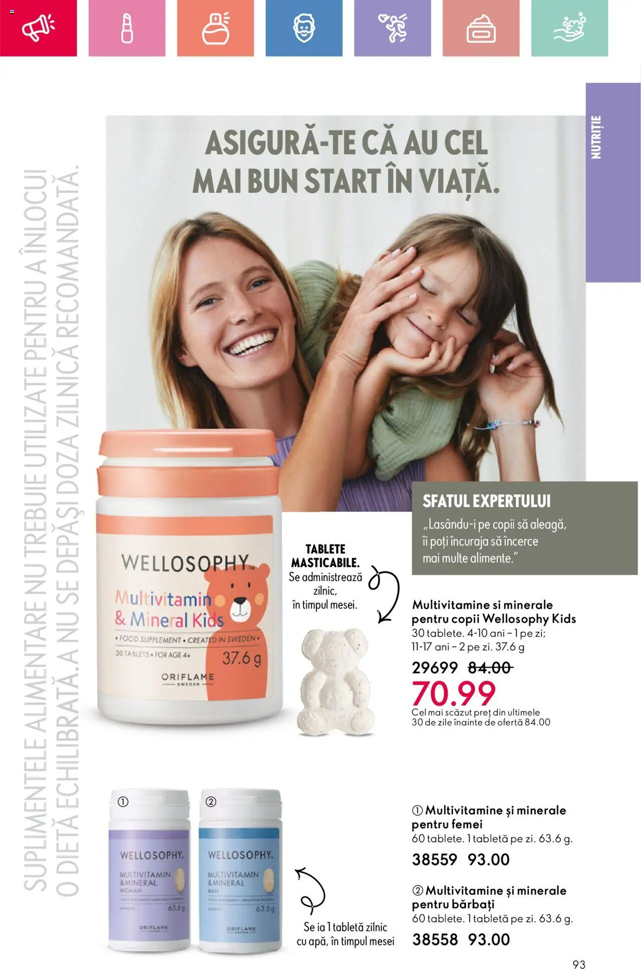 Noul catalog Oriflame – valabil de la 06.07.2025 | Pagină: 93 | Produse: Tabletă