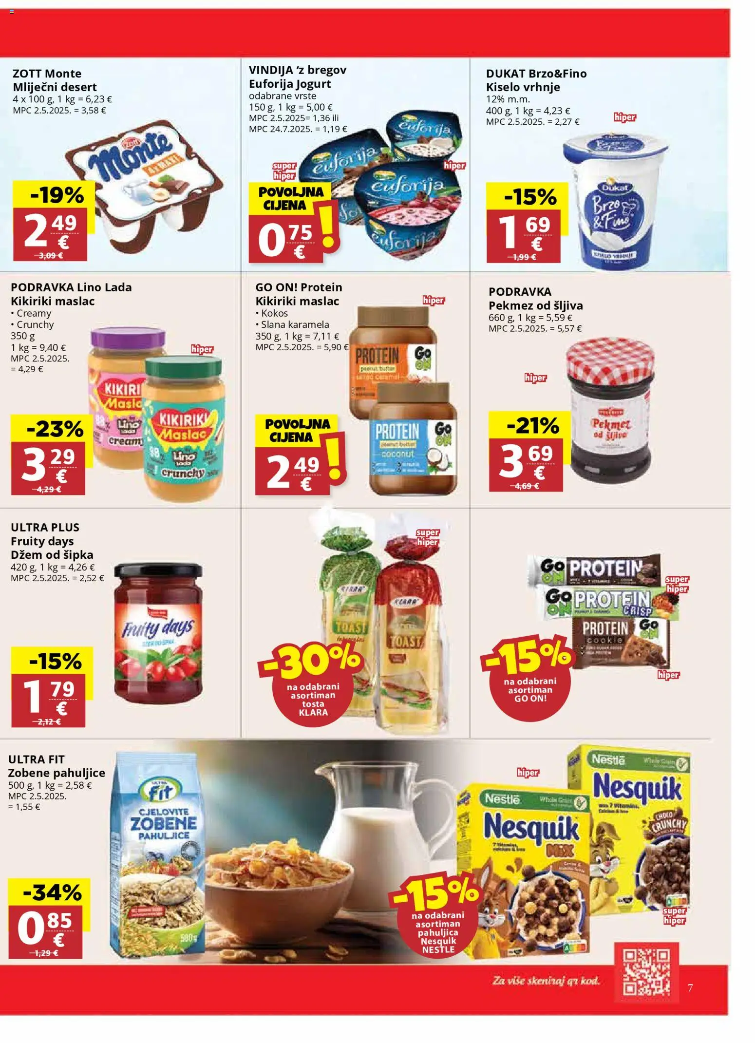 Ultra Gros katalog | vrijedi od 26.11.2025 | Stranica: 7 | Proizvodi: Podravka, Vino, Kikiriki, Pahuljice