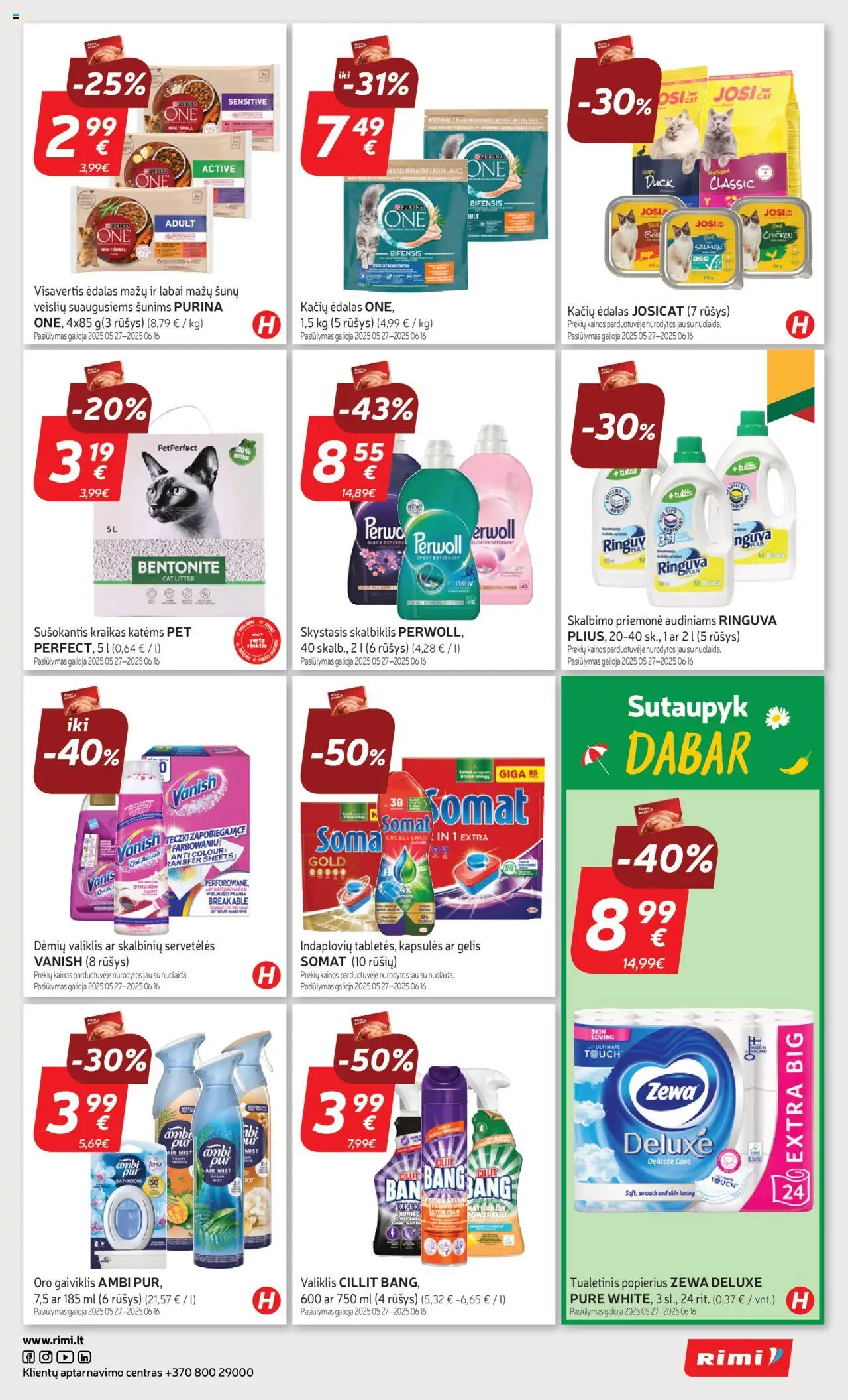 Rimi leidinys│galioja nuo 03.06.2025 | Puslapis: 34 | Prekių: Tualetinis popierius