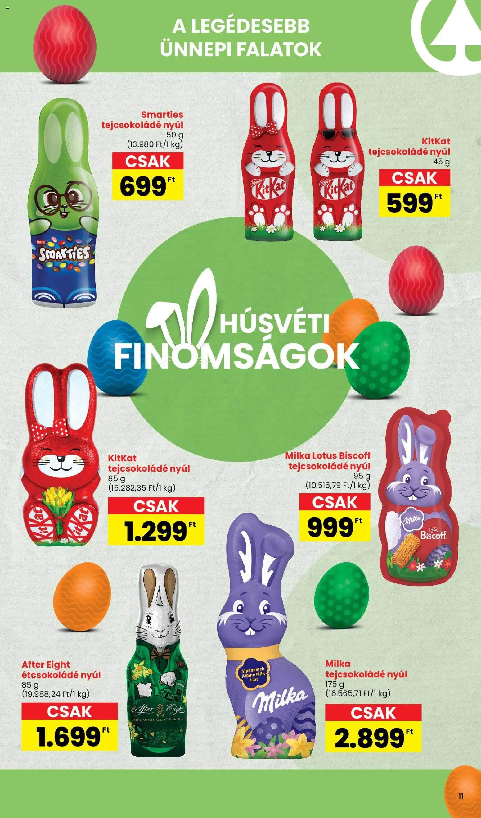 Interspar akciós ujság - amely érvényes a következő dátumtól: 05.03.2026 | Oldal: 11 | Termékek: Étcsokoládé, Tejcsokoládé