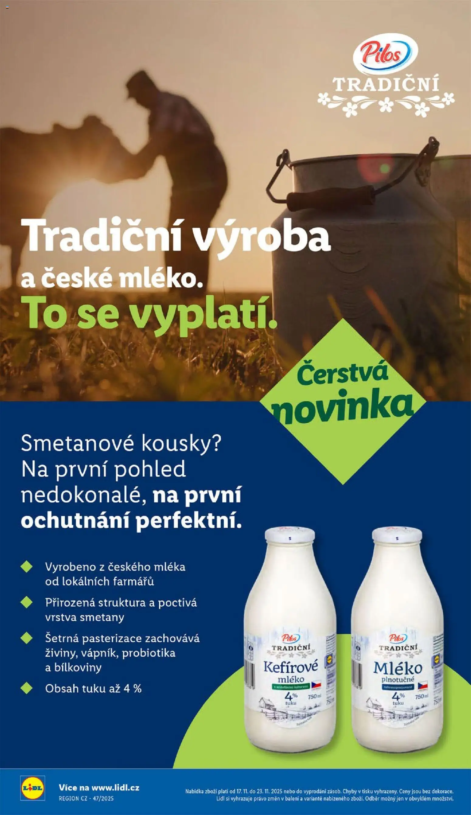 Lidl Black Friday od 27.11.2025 | Strana: 29 | Produkty: Kefír, Mléko, Plnotučné mléko, Probiotika