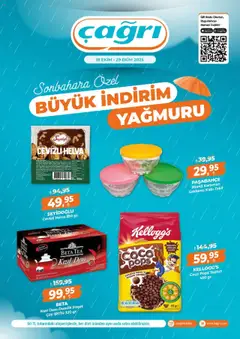 18.10.2025 tarihinden itibaren geçerli olan Çağrı Market kataloğu önizlemesi