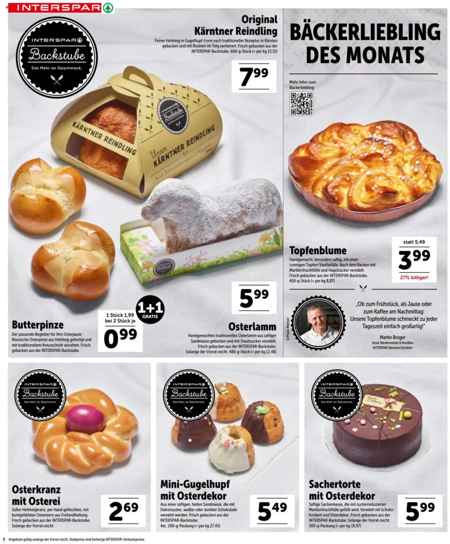 Interspar - Flugblatt gültig ab 26.03.2026 | Seite: 8 | Produkte: Rosinen, Kaffee, Schokolade