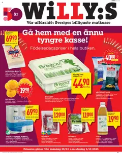 Willys - erbjudanden - Förhandsvisning av reklamblad från butik Willys aktuell från 29.09.2025