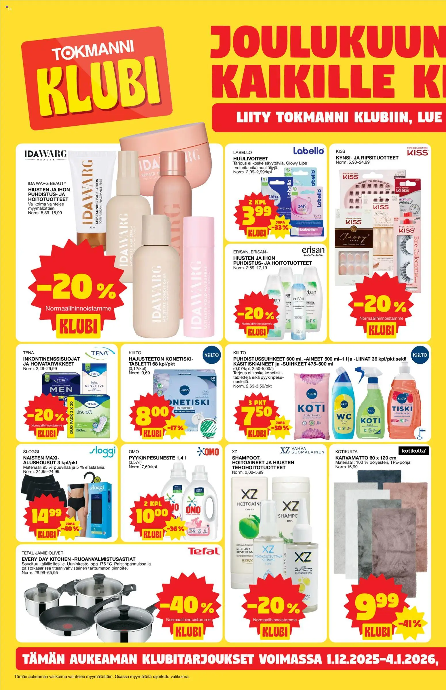 Tokmanni tarjoukset – voimassa 01.12.2025 alkaen | Sivu: 14
