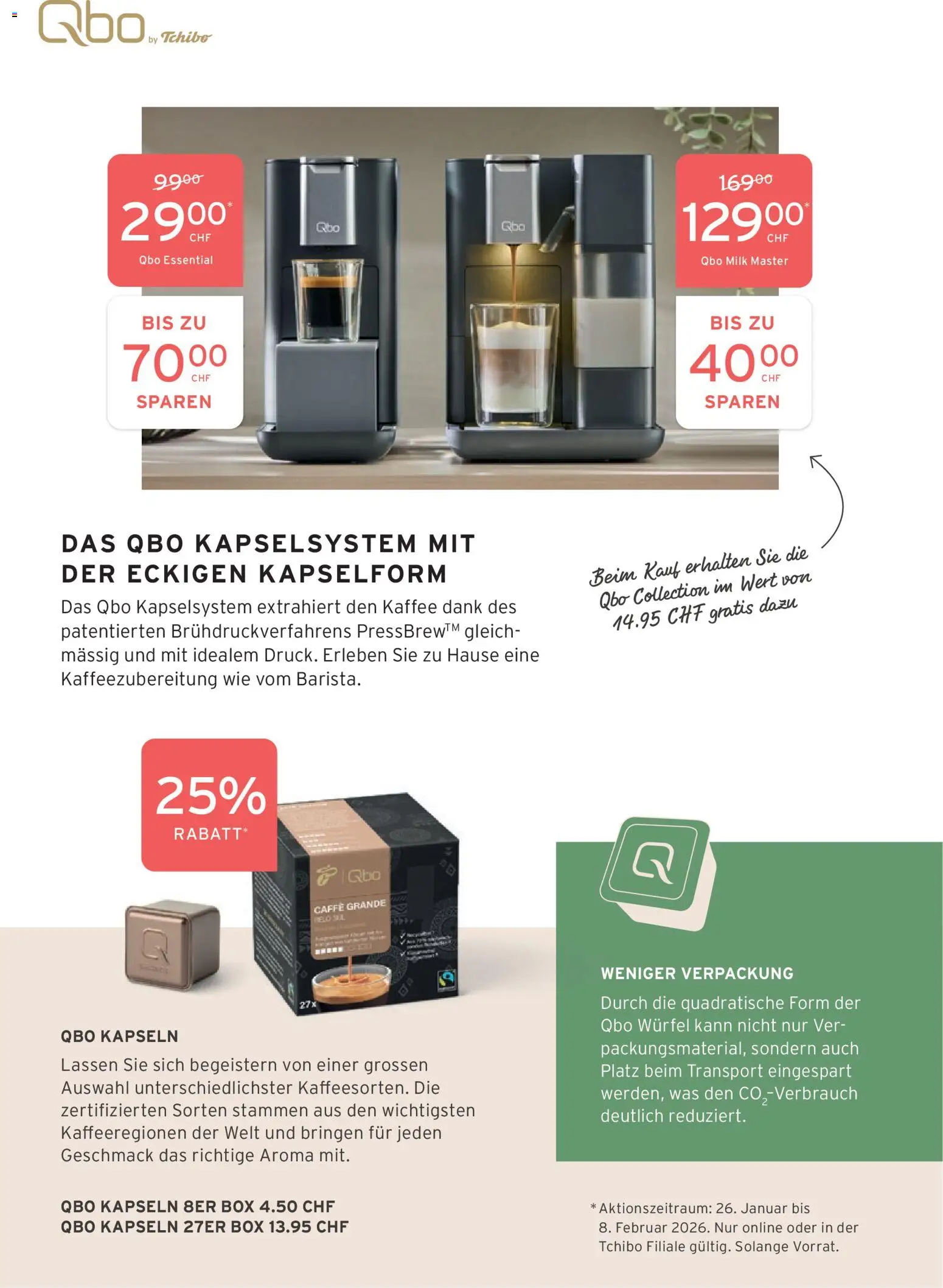 Tchibo Aktionen – gültig ab 27.01.2026 | Seite: 28 | Produkte: Box, Kaffee