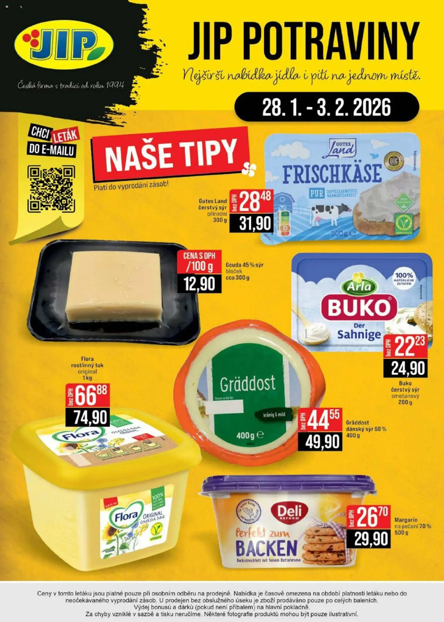 Jip leták - Cash & Carry od 28.01.2026 | Strana: 20 | Produkty: Vegan, Potraviny, Flora, Margarín