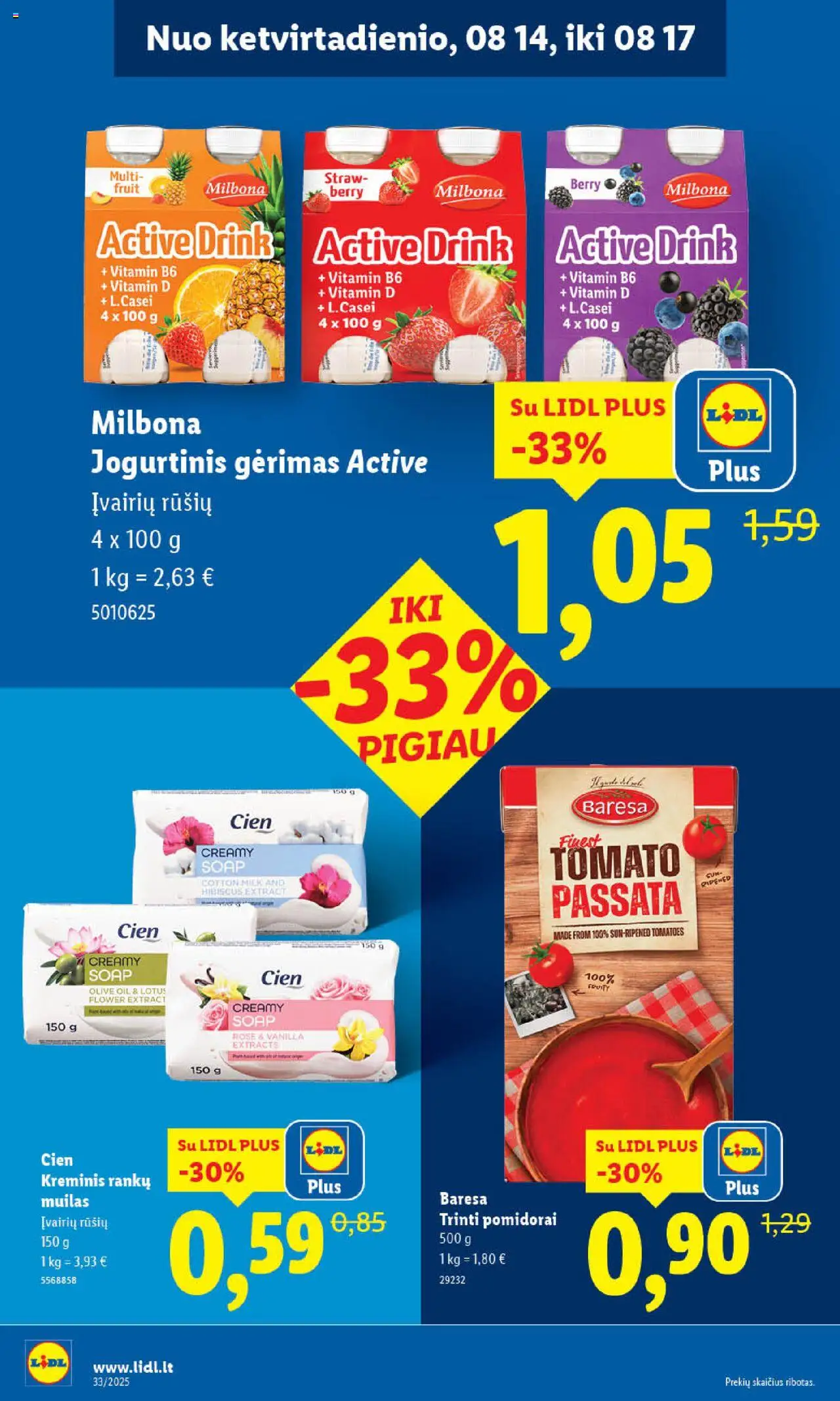 LIDL - Leidinys│galioja nuo 11.08.2025 | Puslapis: 46 | Prekių: Muilas, Pomidorai