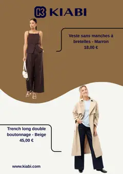 Kiabi - Prévisualisation de Kiabi catalogue Printemps valide à partir de 12.03.2026 | Page: 4 | Produits: Veste, Trench
