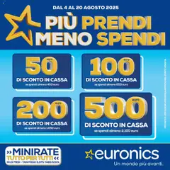 Anteprima del volantino Euronics Foggia catalogo valido a partire dal 04.08.2025