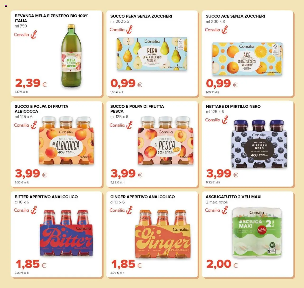 Volantino Tigre del 11.06.2025 | Pagina: 19 | Prodotti: Succo, Pesca, Pera, Arancia