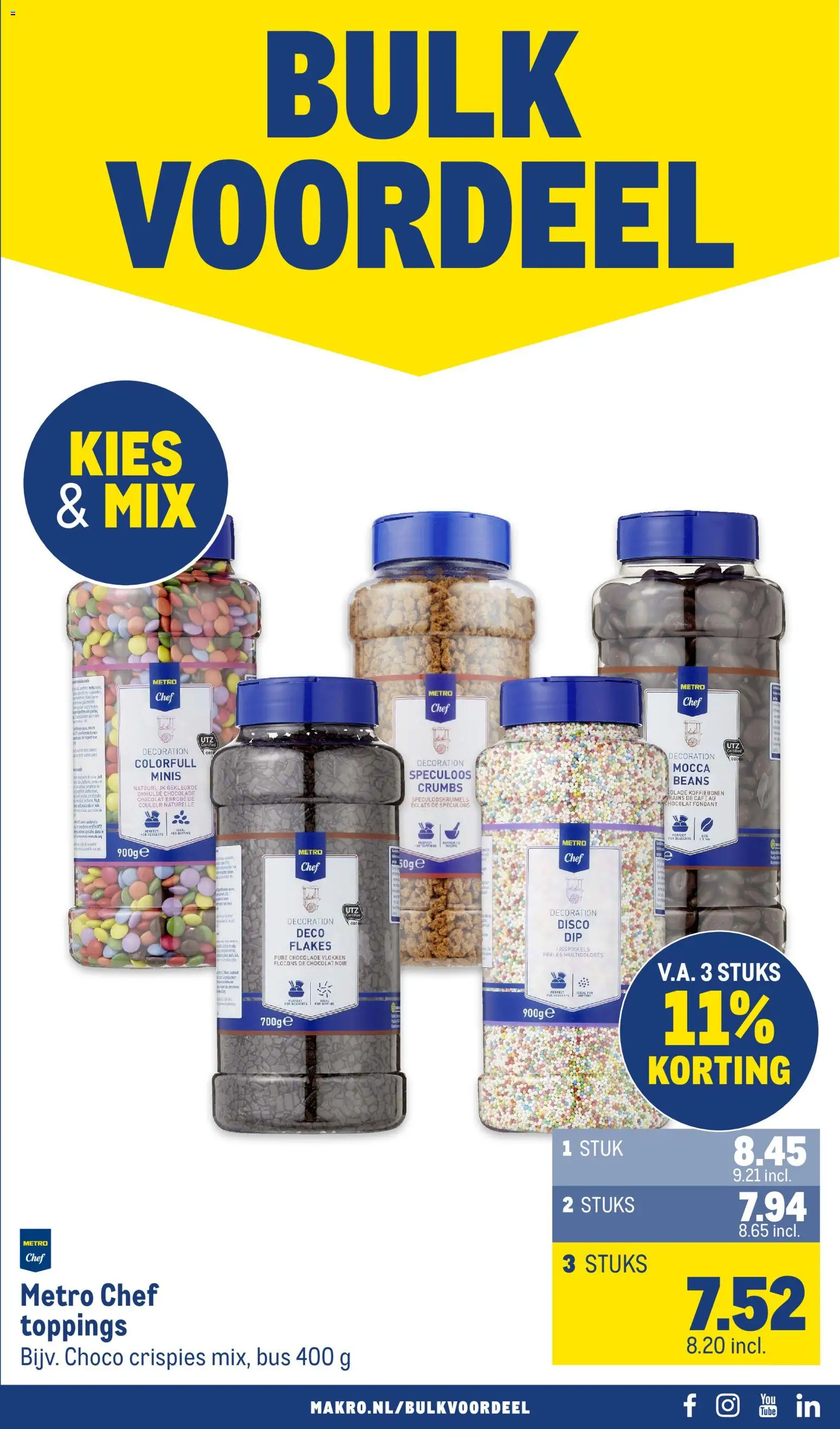 {H1} | Pagina: 99 | Producten: Chocolade, Koffiebonen, Vlokken