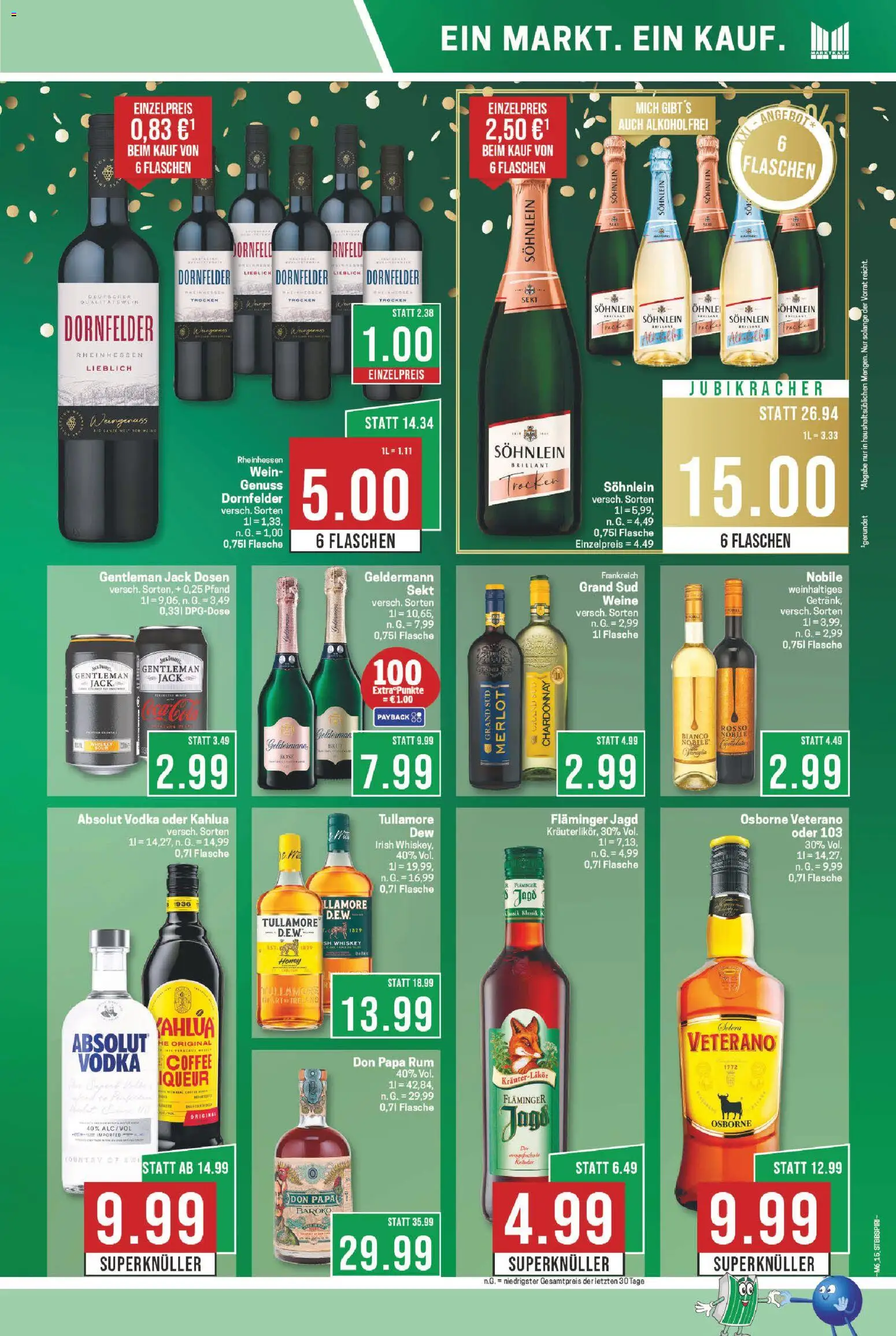 Marktkauf Prospekt 	 – gültig ab 02.02.2026 | Seite: 15 | Produkte: Osborne, Sekt, Rum, Grand sud