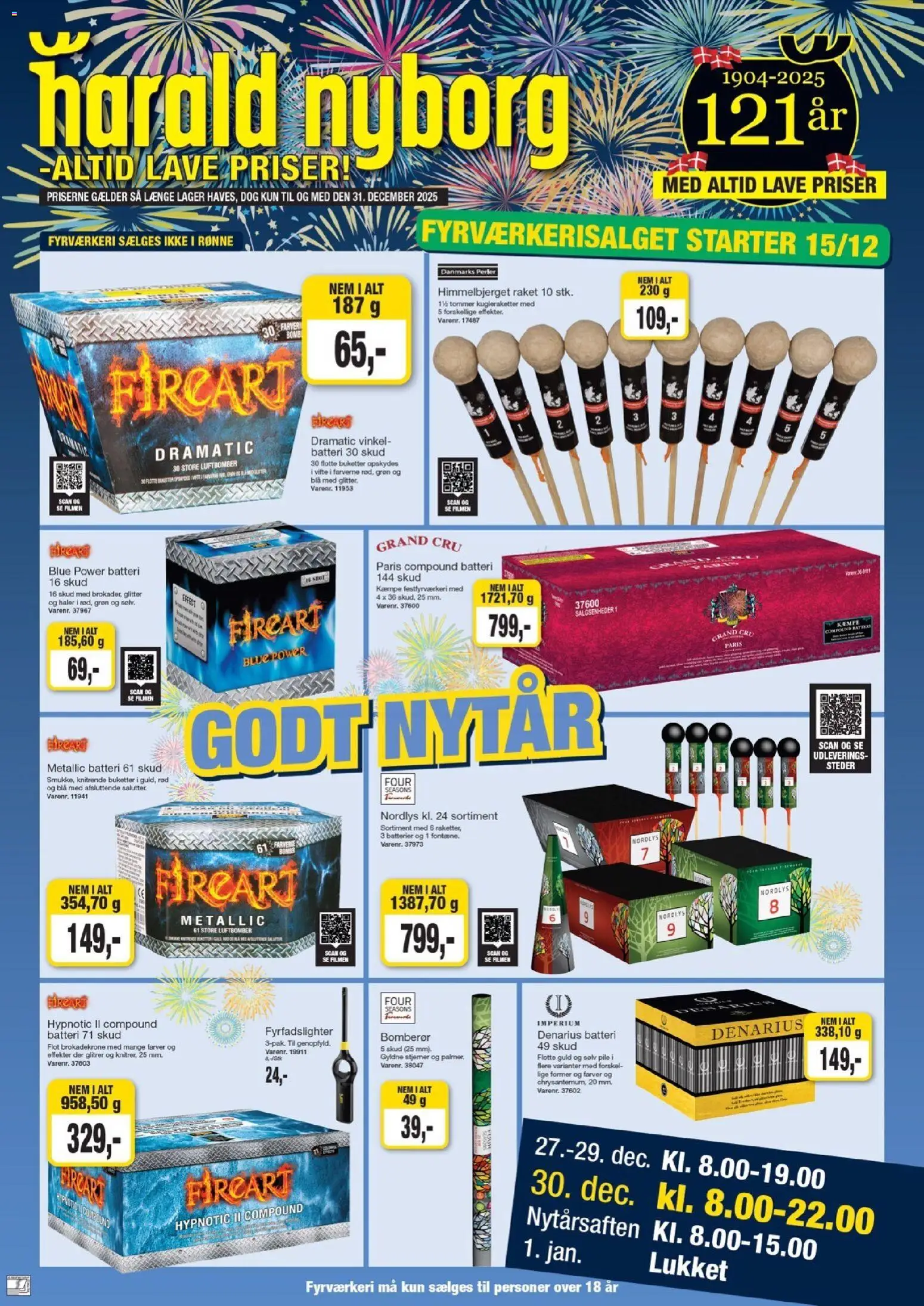 Harald Nyborg tilbudsavis – gyldig fra 15.12.2025 | Side: 1 | Produkter: Batterier, Batteri