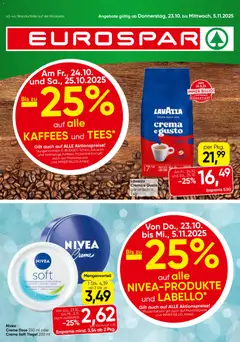 Eurospar Flugblatt - Steiermark ab 23.10.2025 gültig