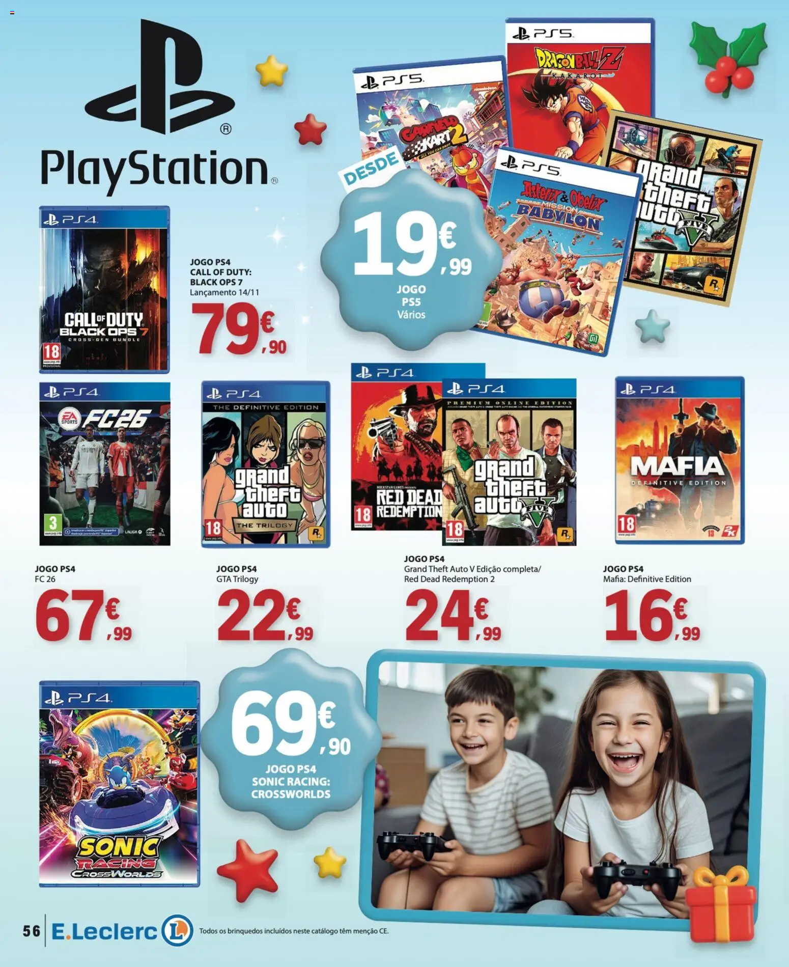 E.Leclerc Brinquedos de Natal │ válido de 11.11.2025 | Página: 56