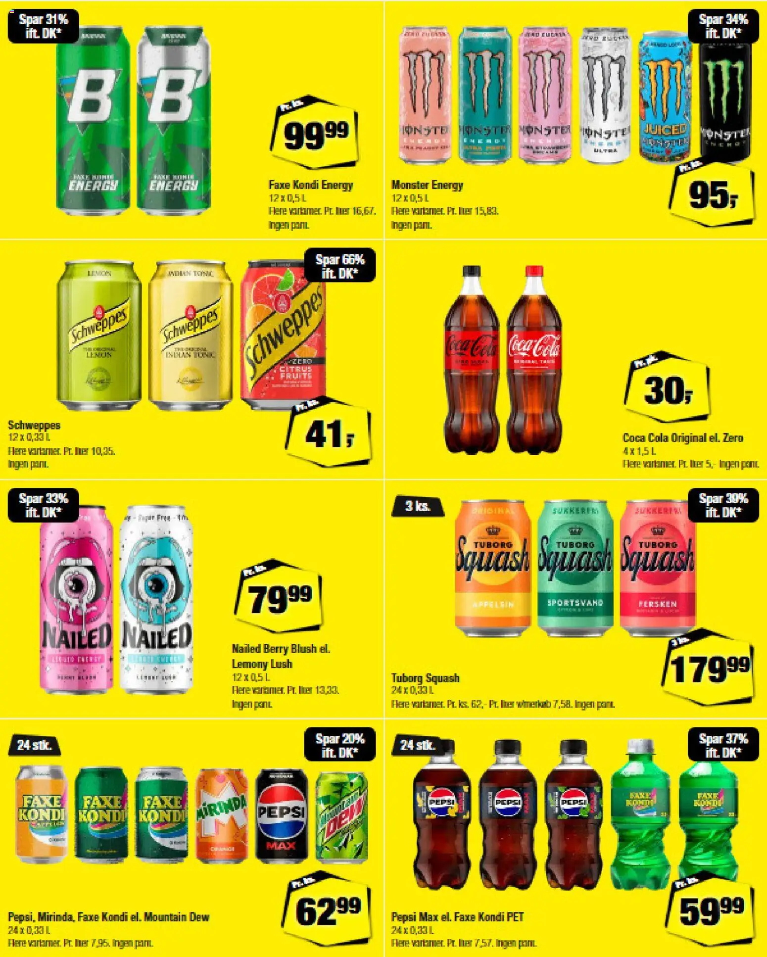 Calle tilbudsavis – gyldig fra 18.03.2026 | Side: 12 | Produkter: Coca Cola, Cola, Pepsi, Tuborg Squash