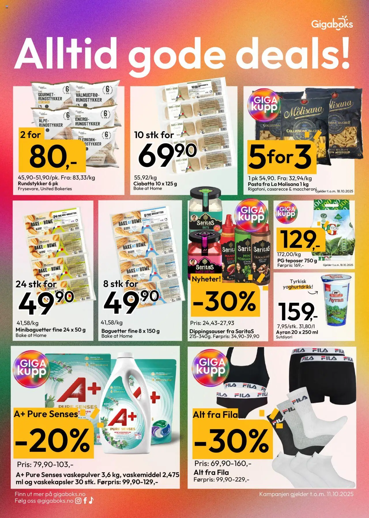 {H1} | Side: 2 | Produkter: Vaskemiddel, Rundstykker, Mango, Ärtor