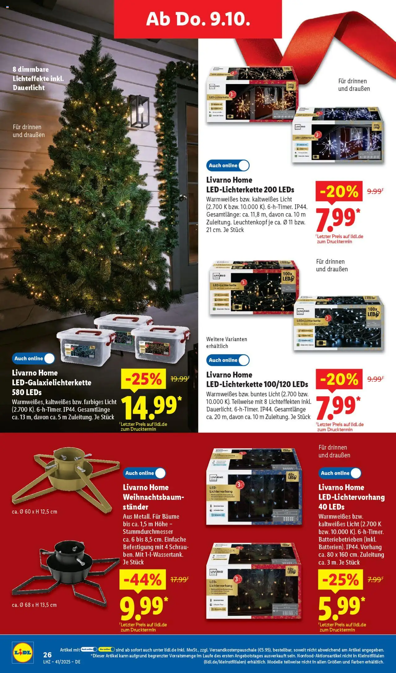 Lidl Prospekt Holzminden – gültig ab 06.10.2025 | Seite: 44 | Produkte: Vorhang