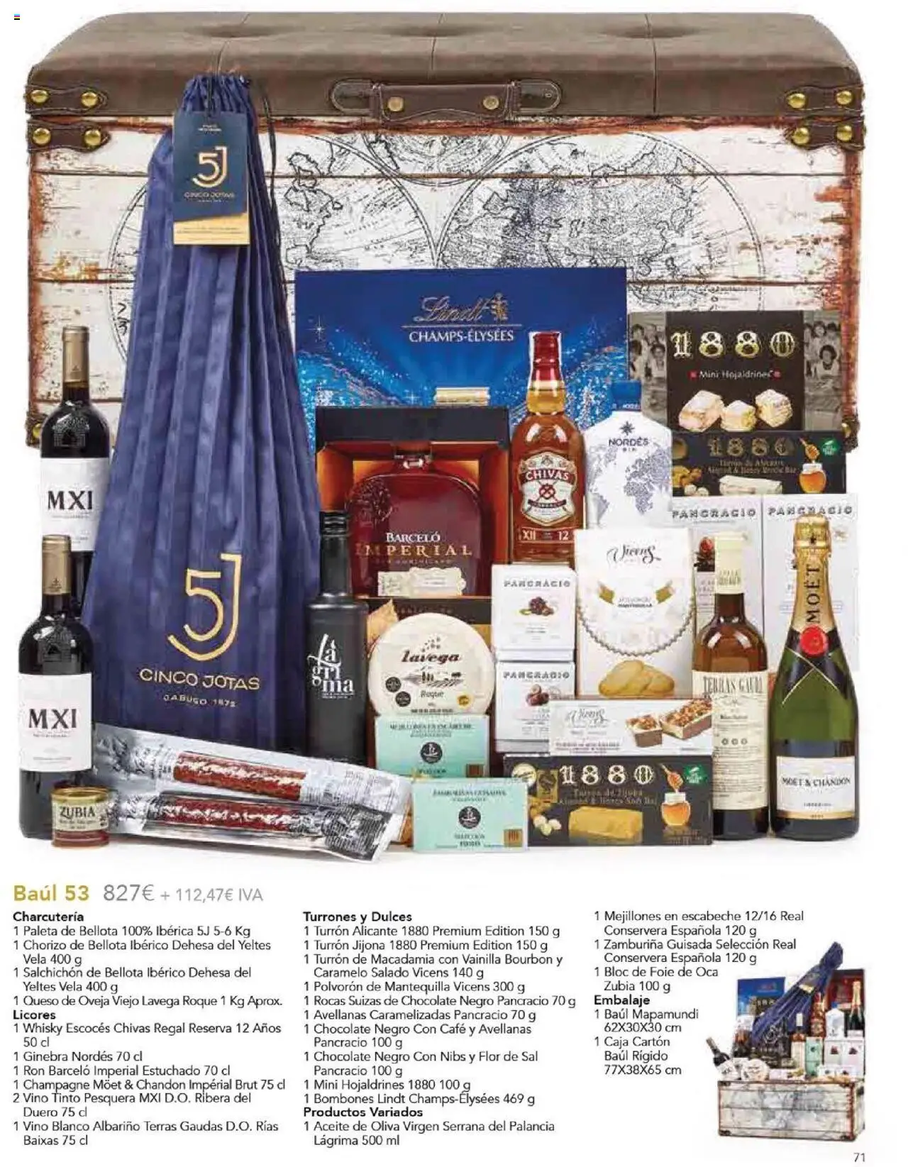 E.Leclerc Regalos de Navidad 2025 │ válido desde el 10.10.2025 | Página: 73 | Productos: Queso, Aceite, Café, Ginebra