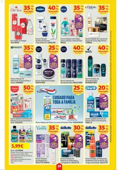 Pré-visualização Auchan folheto válido de 23.10.2025 | Página: 29 | Produtos: Espuma de barbear, Gel de banho, Banho