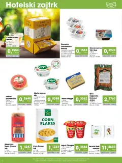 Tuš katalog akcije – veljaven od 07.10.2025 | Stran: 4 | Izdelki: Kos, Maslo, Jogurt, Sladkor