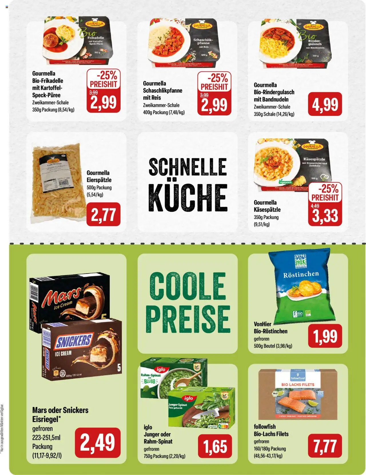 Feneberg Angebote - gültig ab dem 21.08.2025 | Seite: 13 | Produkte: Iglo, Mars, Zwiebeln, Gulasch