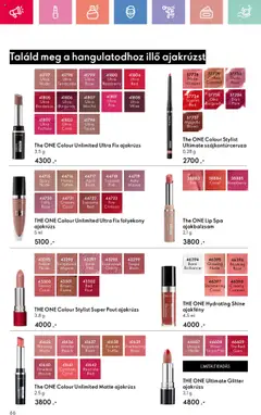 Oriflame akciós ujság - amely érvényes a következő dátumtól: 17.08.2025 | Oldal: 66 | Termékek: Ajakrúzs