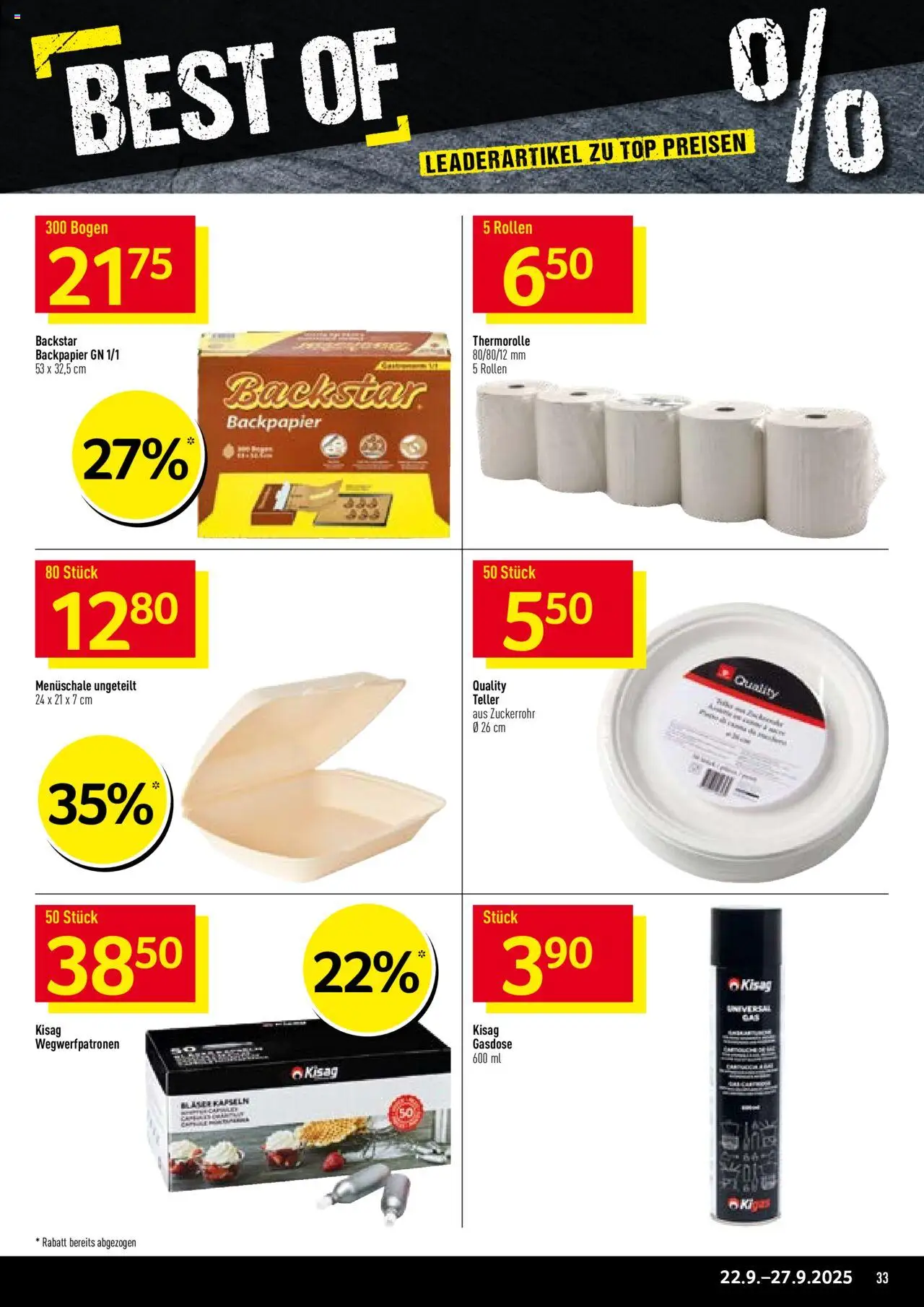Prodega Aktionen – gültig ab 22.09.2025 | Seite: 33 | Produkte: Top