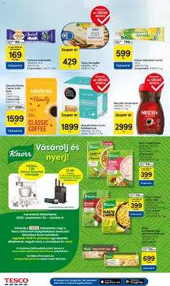 Tesco akciós ujság - amely érvényes a következő dátumtól: 25.09.2025 | Oldal: 22