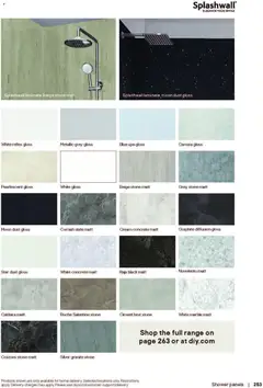 Preview of B&Q - Bathrooms valid from 16.12.2025 | Page: 253 | Products: Shower, Cosmos, Cream