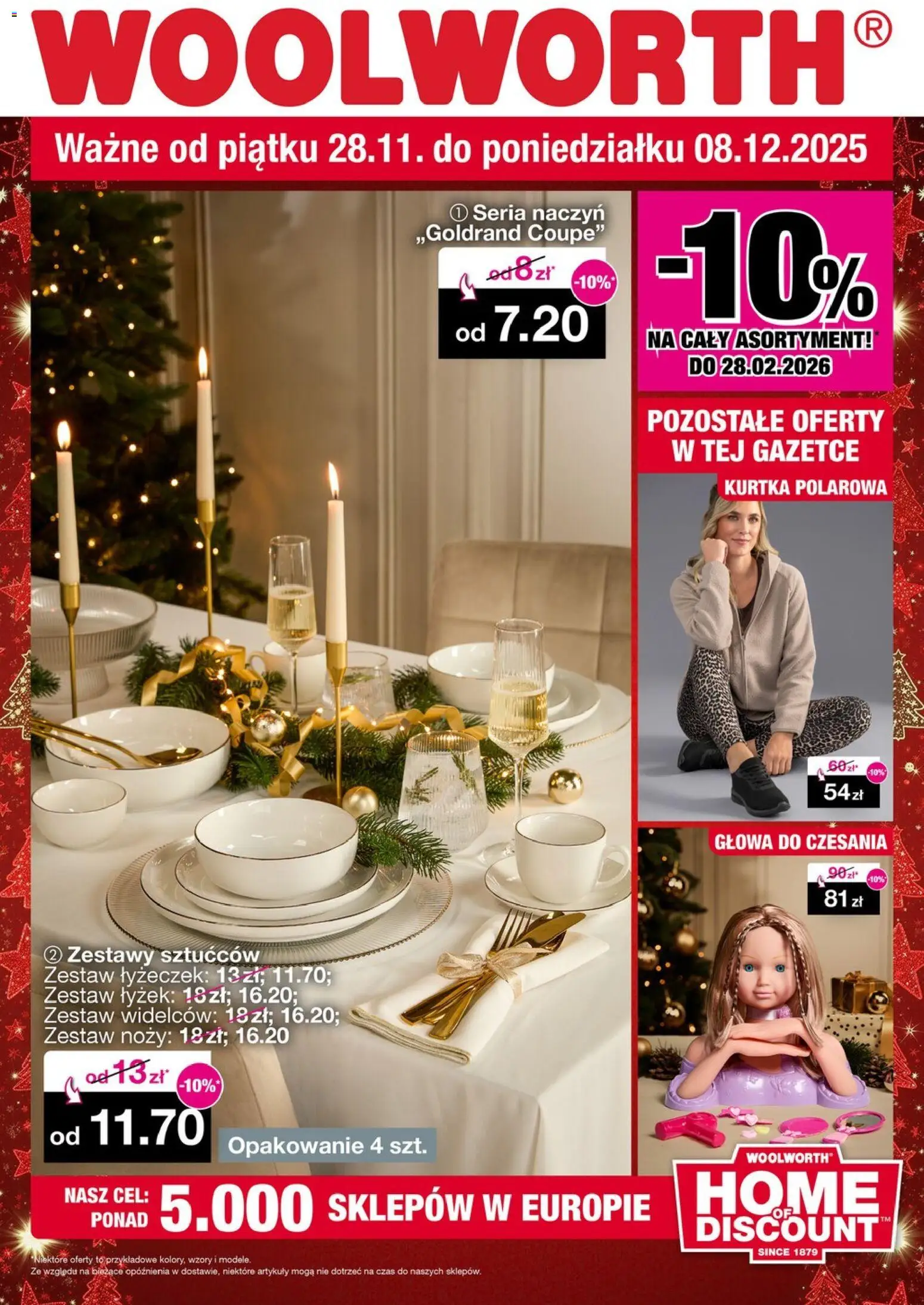 Woolworth Gazetka od 28.11.2025 | Strona: 1 | Produkty: Kurtka