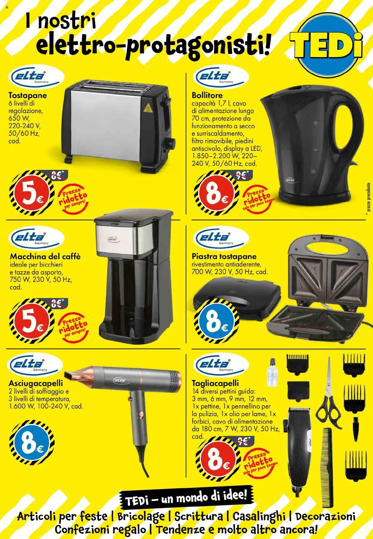 Volantino TEDi del 20.08.2025 | Pagina: 16 | Prodotti: Caffè, Olio, Bollitore, Decorazioni