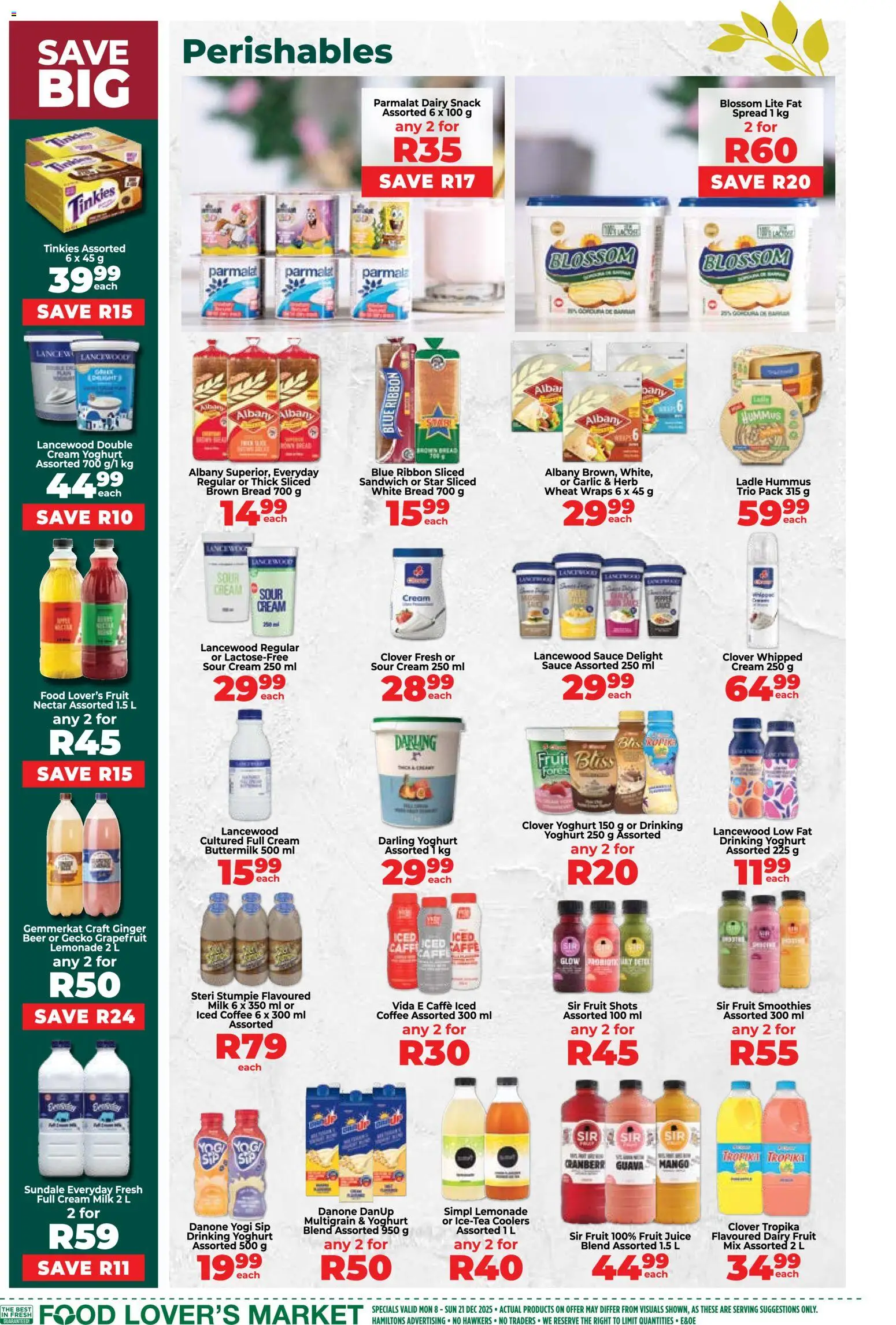 New Food Lover's Market catalogue – valid from 08.12.2025 | Page: 10 | Products: Juice, Fruit, Mango, Peach