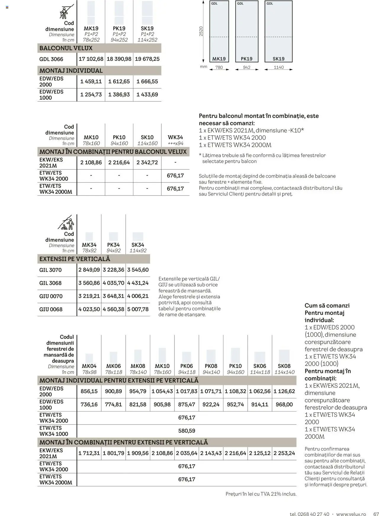 Catalog Velux – valabil de la 25.02.2025 | Pagină: 67 | Produse: Fereastră