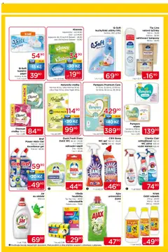 Náhled letáku Top drogerie leták od 02.10.2025 | Strana: 3 | Produkty: Ajax, Pampers Premium Care, Chante Clair, Wc