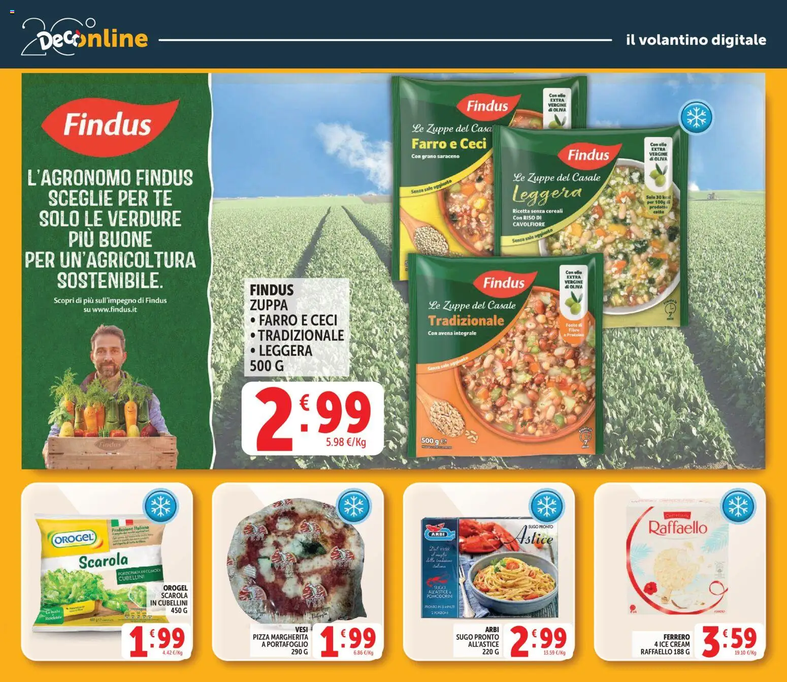 Volantino Decò del 27.03.2026 | Pagina: 36 | Prodotti: Pizza, Riso, Olio, Olio extra vergine