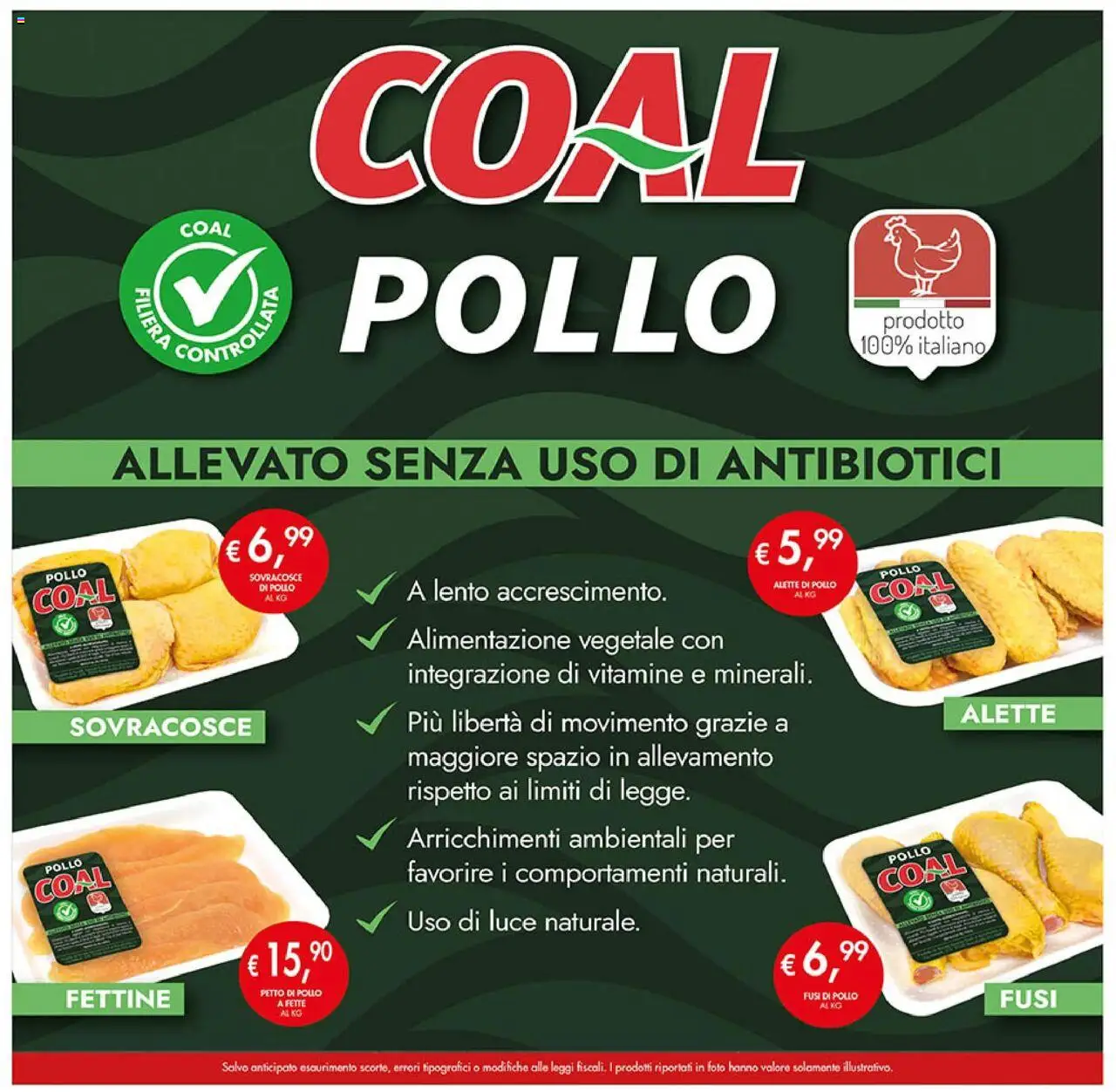 Volantino Coal del 11.09.2025 | Pagina: 5 | Prodotti: Petto di Pollo, Pollo