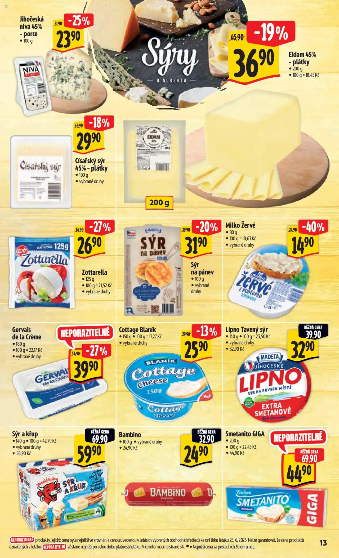 Albert leták - Hypermarket od 02.07.2025 | Strana: 20 | Produkty: Pánev, Sýr na pánev, Gervais, Niva
