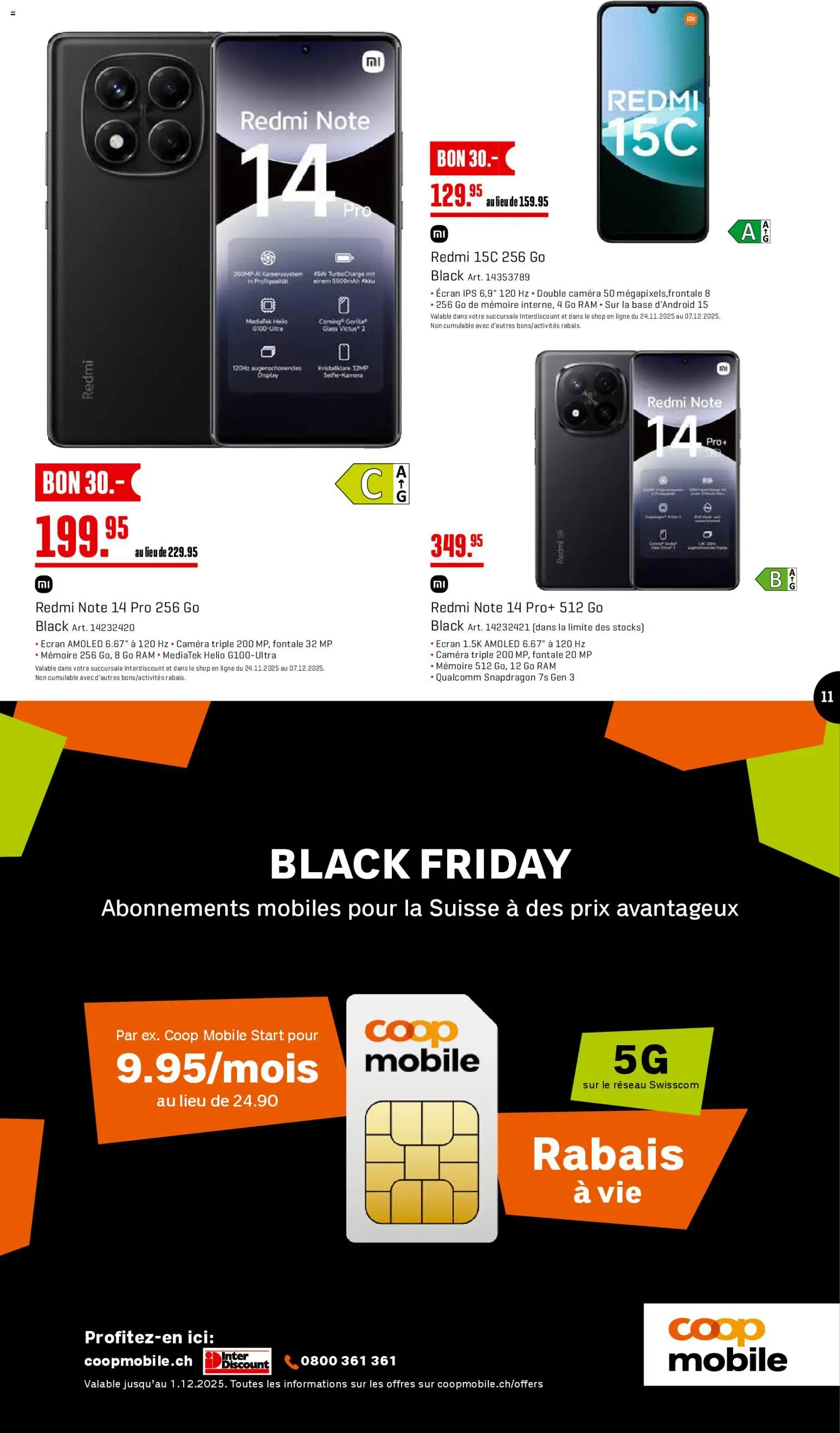 Interdiscount Black Friday FR – gültig ab 24.11.2025 | Seite: 11 | Produkte: Kamera