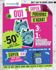 E.Leclerc - Prévisualisation de E.Leclerc catalogue de la semaine 15 valide à partir de 07.04.2026