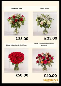 Preview of Sainsbury's - Weekly offers valid from 27.01.2026 | Page: 5 | Products: Roses
